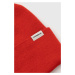 Čepice Lindbergh červená barva, z tenké pleteniny
