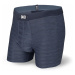 Pánské boxerky SAXX Hot Shot Boxer Brief Fly dark denim heather