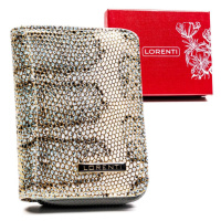 Dámská kožená peněženka s módním hadím vzorem