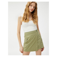 Koton Mini Shorts and Skirt with Cargo Pocket