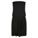 Ladies Viscose Short Bandeau Dress - black