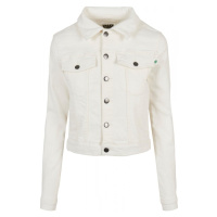 Dámská džínová bunda Urban Classics Ladies Organic Denim Jacket - bílá