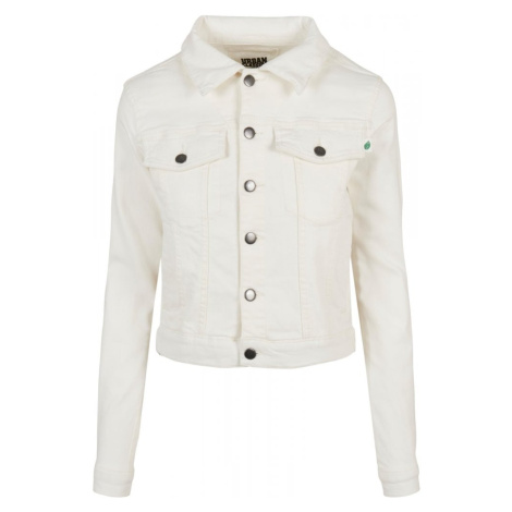 Ladies Organic Denim Jacket - offwhite raw Urban Classics