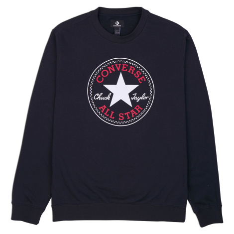 converse GO-TO ALL STAR PATCH CREW SWEATSHIRT Unisex mikina US 10025471-A01