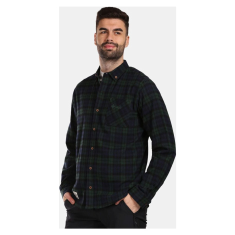 Pánská flanelová košile KILPI Flanny zelená