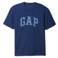 GAP LOGO FOURTH OF JULY Pánské tričko, tmavě modrá, velikost