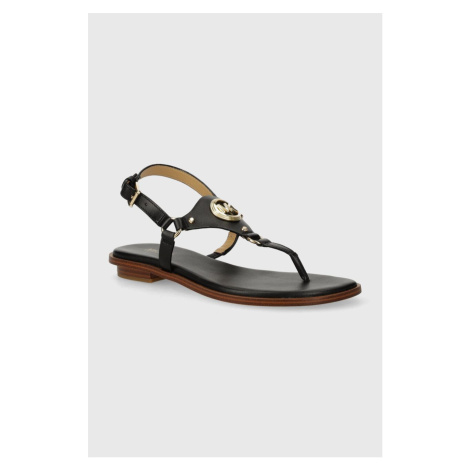 Kožené sandály MICHAEL Michael Kors Casey dámské, černá barva, 40R4CSFA1L