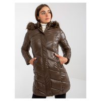 Luxusní zimní bunda s kožíškem a kapucí NM-KR-H-898.79P