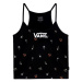 Vans CAMISETA MUJER MICRO DISTY HALTER VN0003M6BLK1 Černá