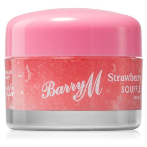 Barry M Soufflé Lip Scrub peeling na rty odstín Strawberry Cheesecake 15 g