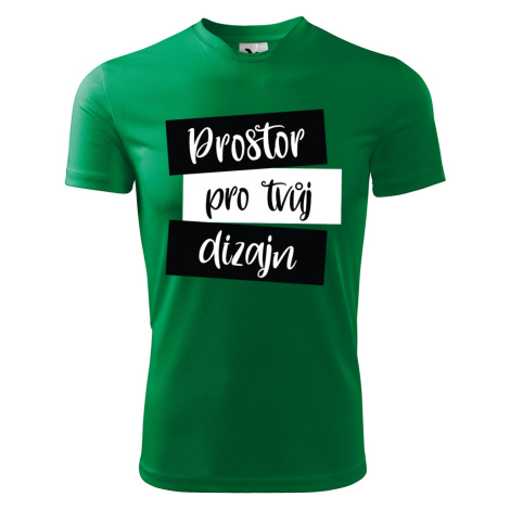 MMO Pánské sportovní tričko s vlastním potiskem Barva: Trávová zelená