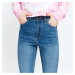Urban Classics Ladies High Waist Slim Jeans Blue