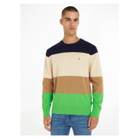 Tommy Hilfiger pánský vícebarevný svetr Colourblock