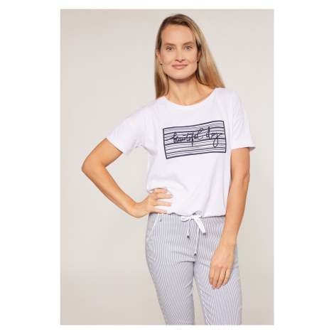 MONNARI Woman's T-Shirts T-Shirt With Decorative Panel