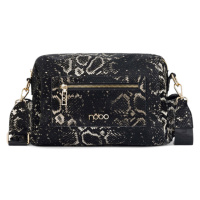 NOBO Satin Pattern Messenger Bag N1330-CM23 Black-Gold
