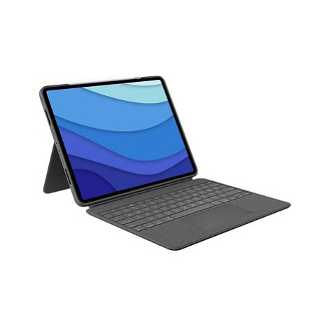 Logitech Combo Touch pro iPad Pro 12.9" (5. generace), šedá - US INTL