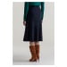 SUKNĚ GANT SUPERFINE LAMBSWOOL SKIRT EVENING BLUE