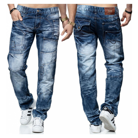 KOSMO LUPO kalhoty pánské KM120 jeans džíny