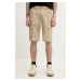 Kraťasy Fjallraven Ruaha Shorts pánské, béžová barva, F81188