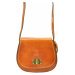 Dámská kožená crossbody kabelka Gregorio 117 camel