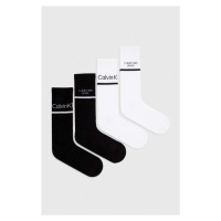 Ponožky Calvin Klein Jeans 4-pack pánské, černá barva