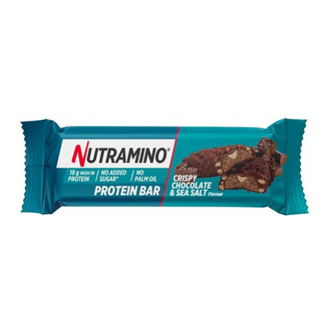 Nutramino Protein Bar 55 g - křupavá čokoláda/mořská sůl VÝPRODEJ (DMT 31.1.2024)