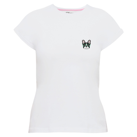 Slippsy Dámské tričko Bulldog bílé/XL