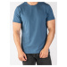 Pánské rozstřižené tričko | óčko | Denim blue