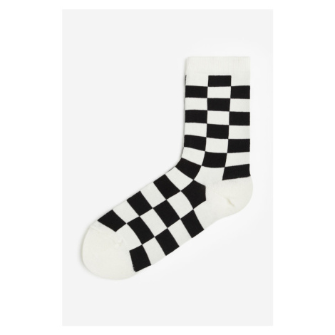 H & M - Vzorované ponožky - bílá H&M