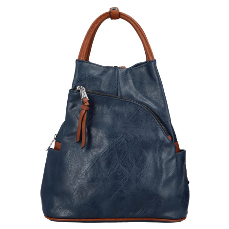 Trendový dámský batoh Zuela, modrá L&H