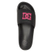 Dc shoes dámské pantofle Slide Black / Crazy Pink | Černá