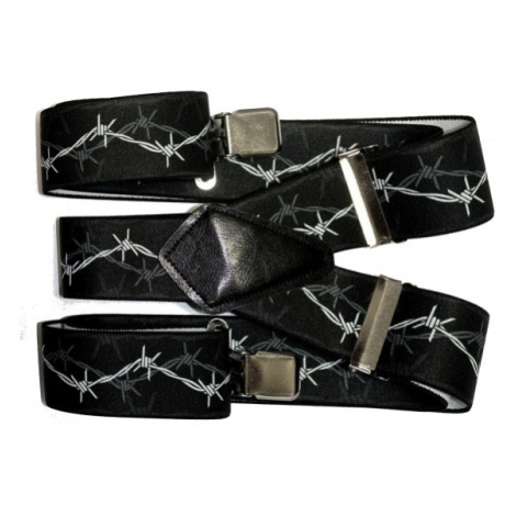 MTHDR Kšandy Suspenders Barbed Wire černá