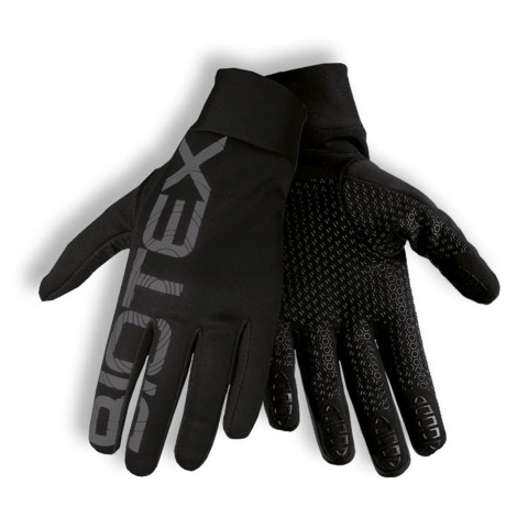 BIOTEX Cyklistické rukavice dlouhoprsté - THERMAL TOUCH GEL - černá