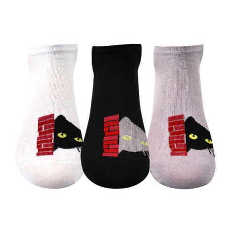 Boma Piki 67 Dámské vzorované ponožky - 3 páry BM000002350700101077 mix A