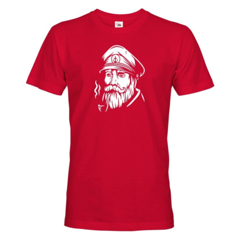 Pánské tričko Kapitán - tričko na vodu pro kapitána lodi BezvaTriko
