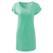 MALFINI® Volné tričko šaty Love z viskózy s lodičkovým výstřihem