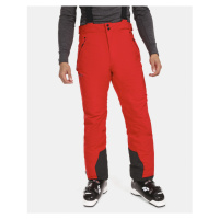 Kilpi METHONE-M Pánské lyžařské kalhoty UM0405KI Červená