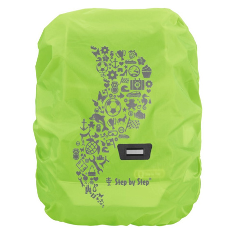 Pláštěnka pro školní aktovku nebo batoh, zelená Hama - Step By Step
