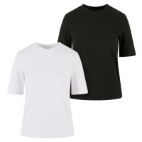 Dámské tričko Classy Tee 2 Pack bílé+černé