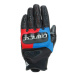 DAINESE D-EXPLORER 2 moto rukavice šedá/modrá/červená/černá