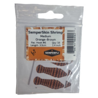 Semperfli Krevetkové Hřbítky SemperSkin Shrimp Orange-Brown Medium