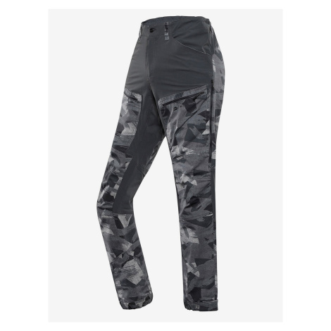 Tmavě šedé pánské outdoorové kalhoty ALPINE PRO Zarm