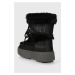 Dětské sněhule Moon Boot 34300900 MB JTRACK FAUX FUR WP černá barva