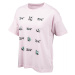 Reebok TRAINING ESSENTIALS GRAPHIC TEE-LOGO Dámské triko, růžová, velikost