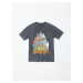 LC Waikiki XSIDE Anthracite Crew Neck Scooby Doo Printed Women's T-Shirt