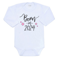 Body s potiskem New Baby Born in 2024 růžové