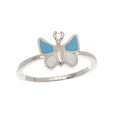Dětský stříbrný prsten motýlek JMAD0004BR