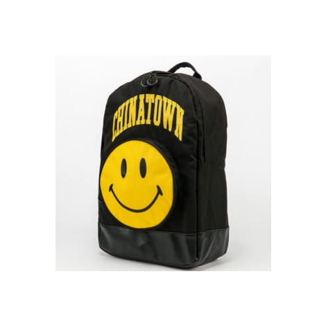 Chinatown Market Smiley Backpack černý / žlutý