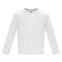 Roly Dětské tričko s dlouhým rukávem CA7203 White 01