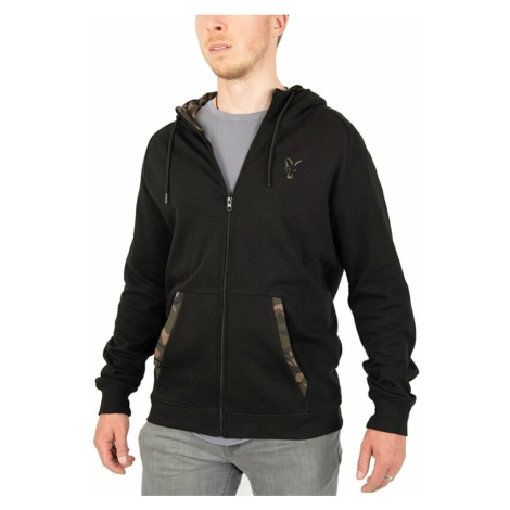 Fox Fishing Mikina Lightweight Zip Hoody Black/Camo Print